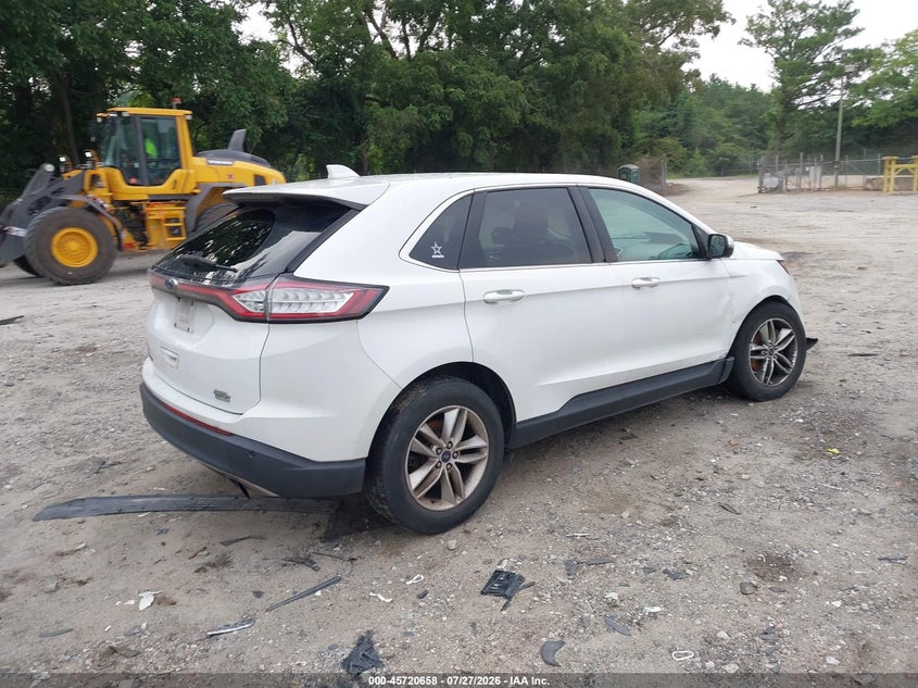 Vin: 2fmpk3j98gbc16335, lot: 46219340, ford edge sel 20164