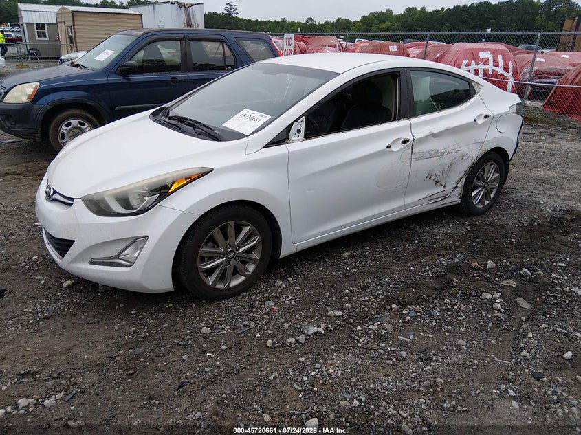 HYUNDAI ELANTRA 2016 VIN 5NPDH4AE5GH742953