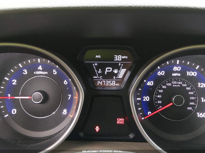 HYUNDAI ELANTRA 2016 VIN 5NPDH4AE5GH742953
