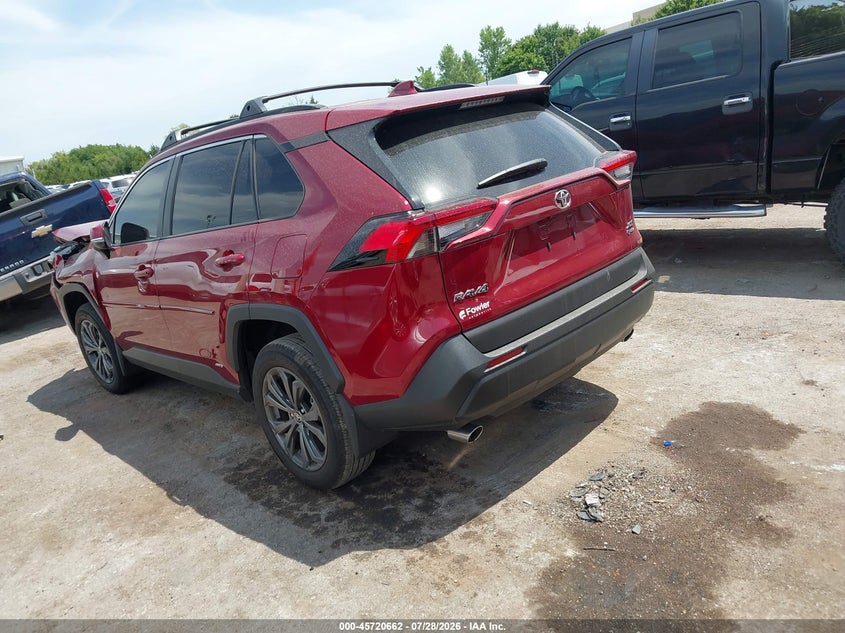 Vin: 2t3b6rfv3sw084277, lot: 46219344, toyota rav4 hybrid xle premium 20253