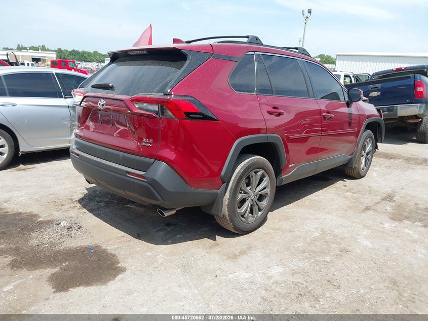 Vin: 2t3b6rfv3sw084277, lot: 46219344, toyota rav4 hybrid xle premium 20254