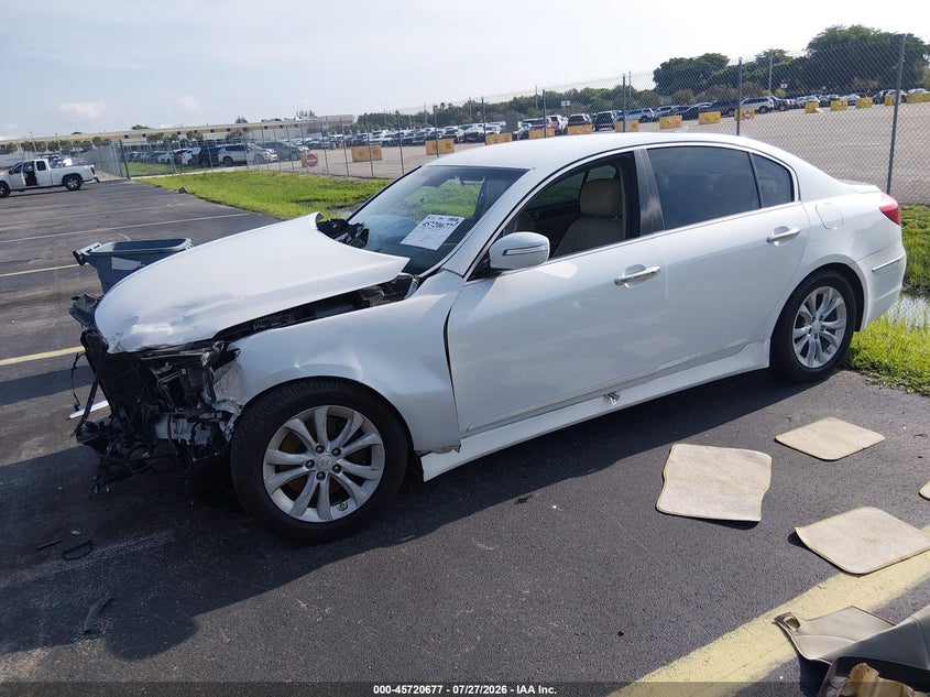 Vin: kmhgc4dd0du224146, lot: 46219359, hyundai genesis 3.8 20132