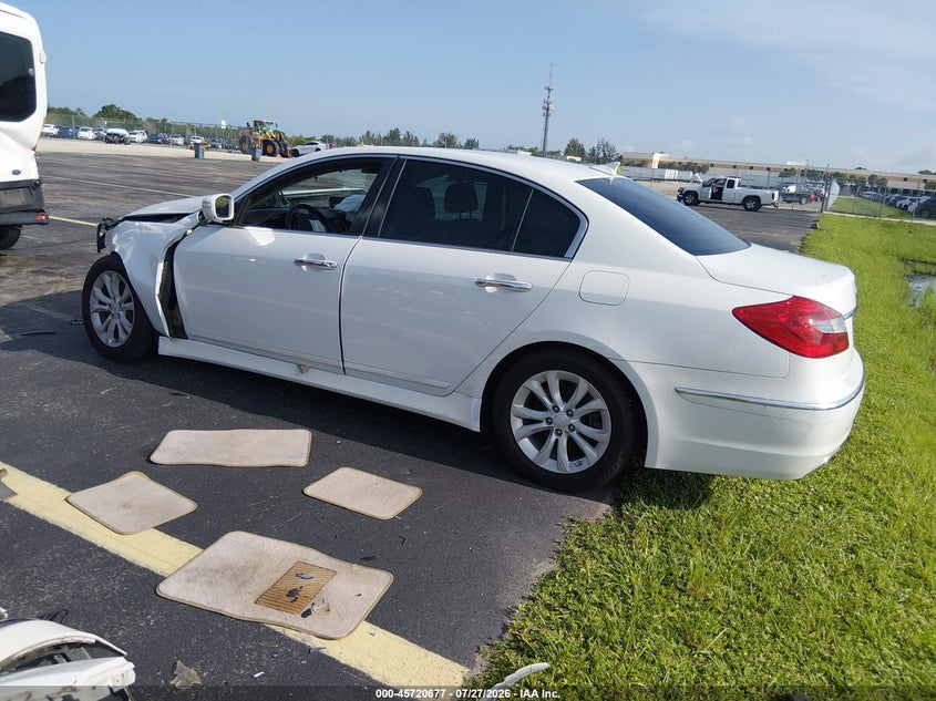 Vin: kmhgc4dd0du224146, lot: 46219359, hyundai genesis 3.8 20133