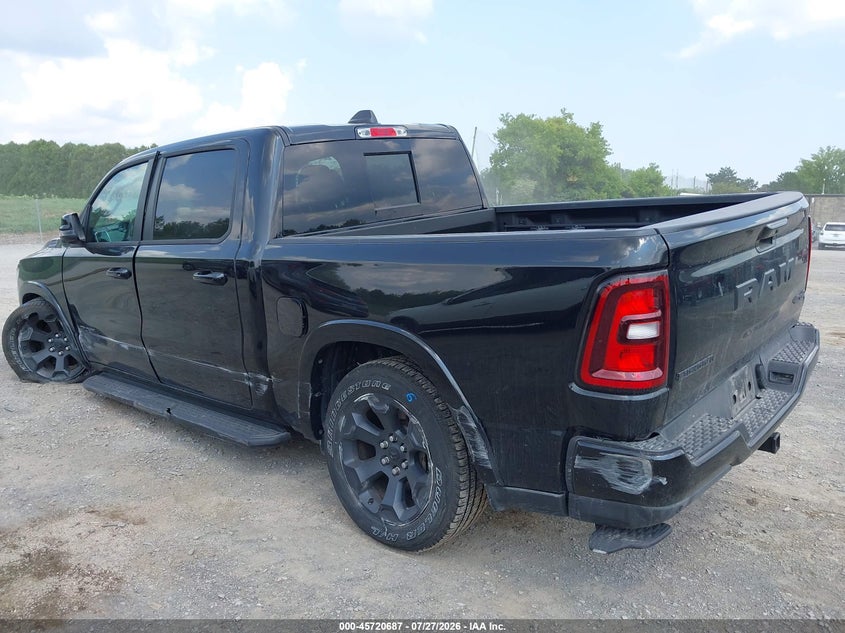Vin: 1c6rrffg5sn203449, lot: 46219369, ram 1500 big horn  4x4 5'7 box 20253