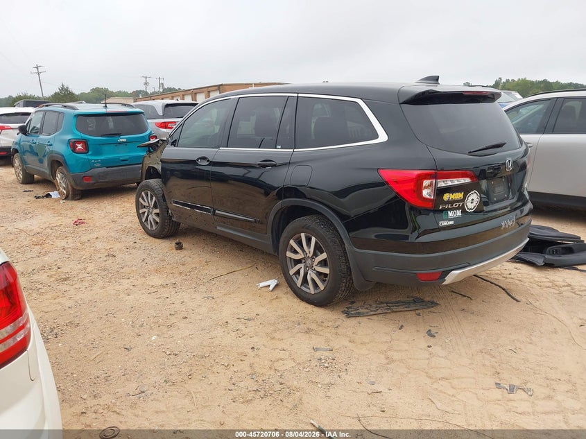 Vin: 5fnyf6h5xlb059454, lot: 46219388, honda pilot awd ex-l 20203