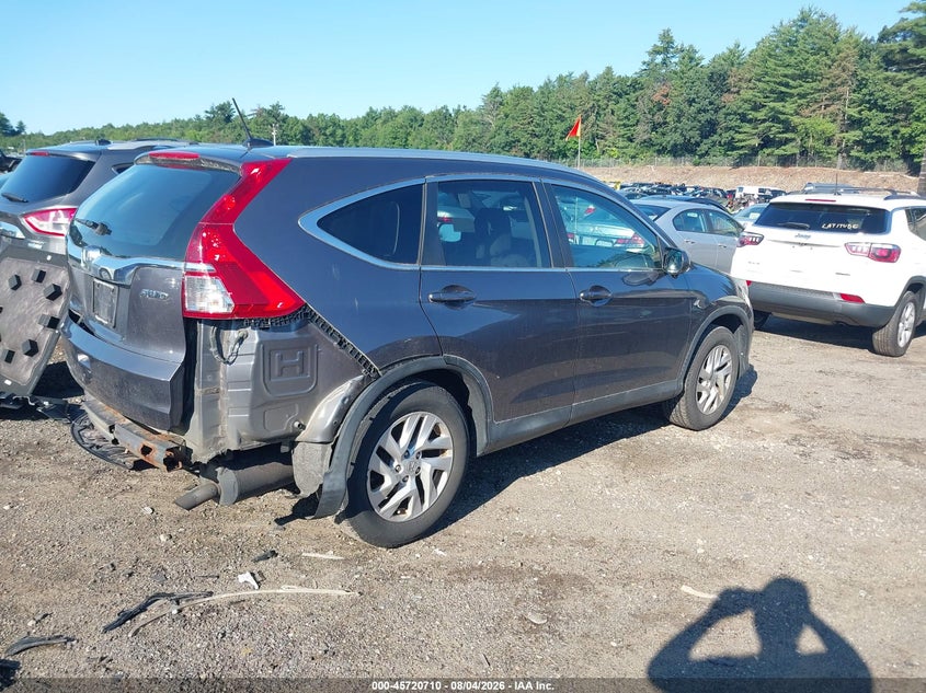 Vin: 2hkrm4h77fh636799, lot: 46219392, honda cr-v ex-l 20154