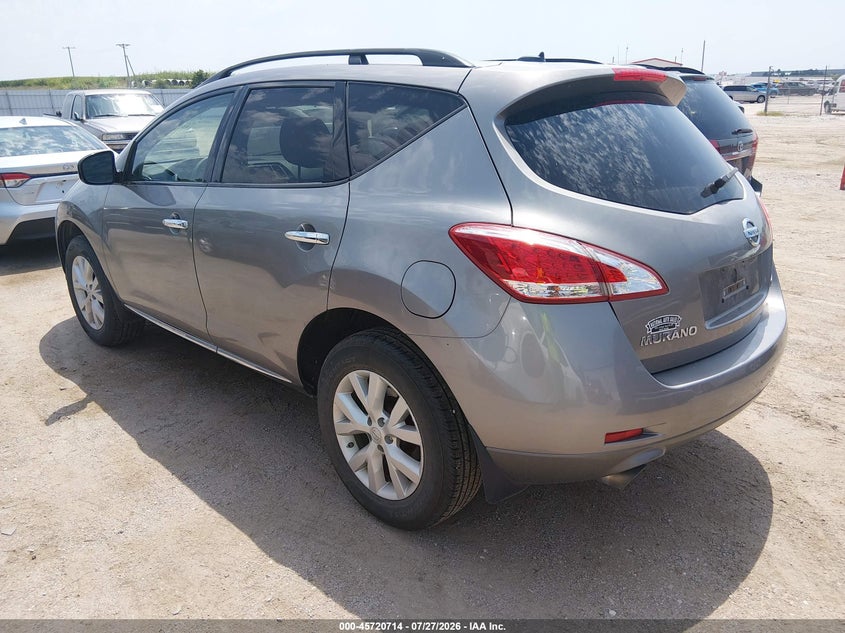 Vin: jn8az1mw3cw202660, lot: 46219396, nissan murano sv 20123