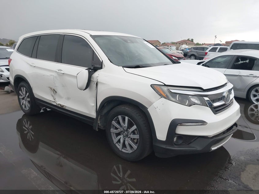 Vin: 5fnyf5h51kb035326, lot: 46219409, honda pilot ex-l 2019 img_1