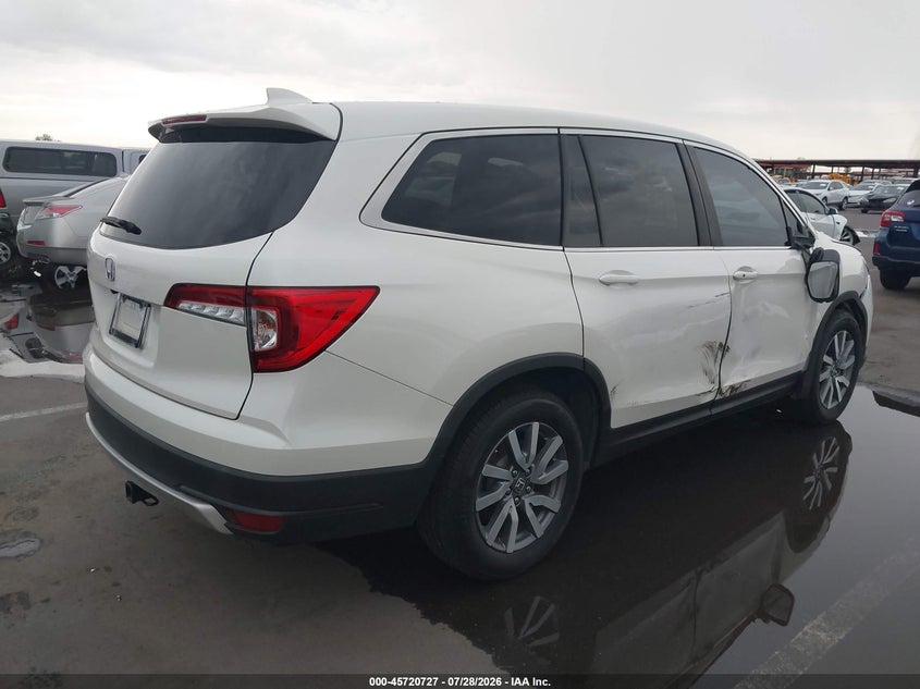 Vin: 5fnyf5h51kb035326, lot: 46219409, honda pilot ex-l 20194