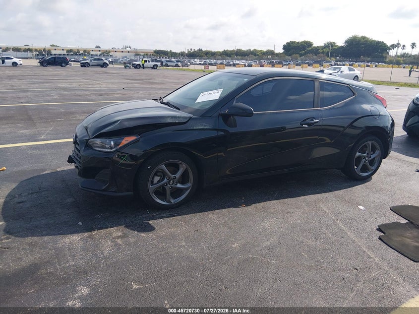Vin: kmhtg6af5lu022602, lot: 46219412, hyundai veloster 2.0 20202