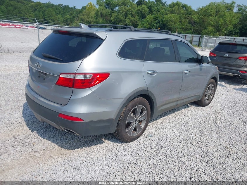 Vin: km8sm4hf4du015060, lot: 46219420, hyundai santa fe gls 20134
