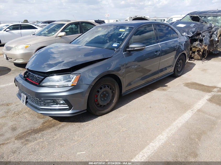 2017 Volkswagen Jetta, Right Front, IAAI, VIN 3VW4T7AJ0HM331241 — photo 2