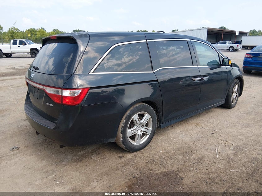 Vin: 5fnrl5h92bb078892, lot: 46219431, honda odyssey touring/touring elite 20114