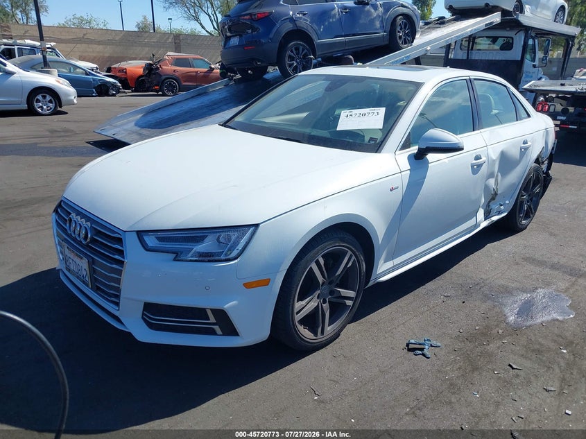 Vin: waulmaf48ja217614, lot: 46219455, audi a4 2.0t tech ultra premium/2.0t ultra premium 20182