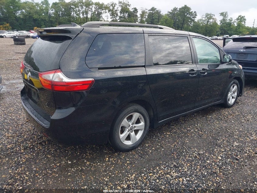 Vin: 5tdkz3dc1ls054882, lot: 46219459, toyota sienna le 20204