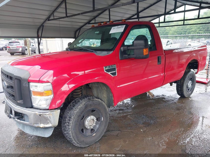 2008 Ford F350, Right Front, IAAI, VIN 1FTWF31508ED18994 — photo 2