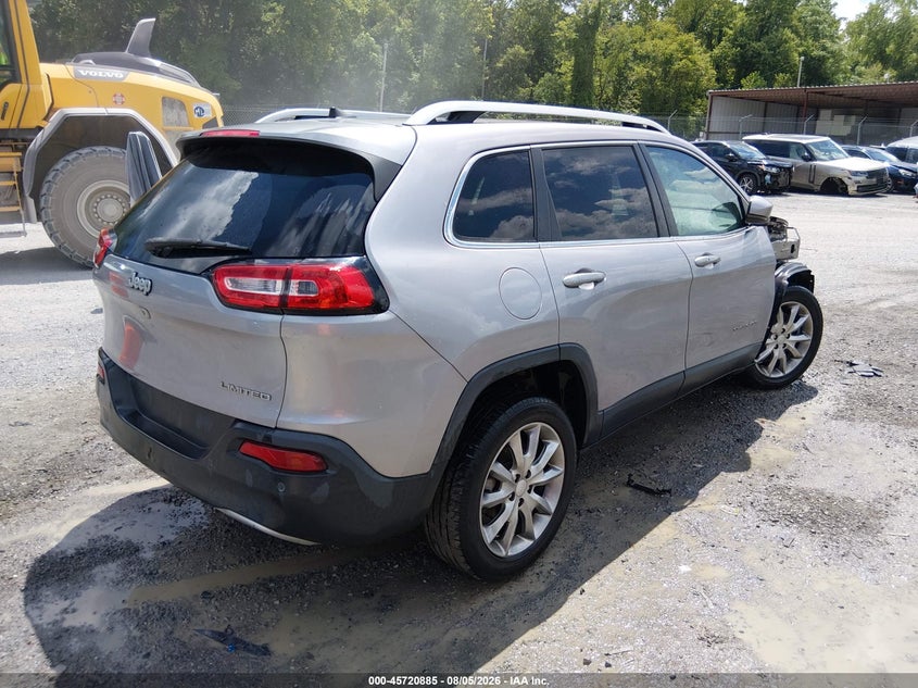Vin: 1c4pjldb2jd531705, lot: 46219567, jeep cherokee limited fwd 20184