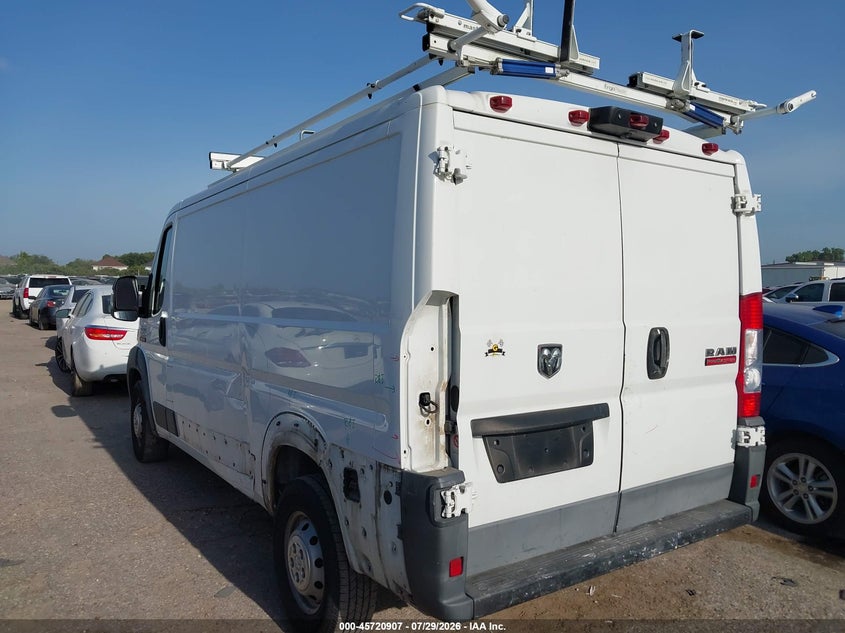 Vin: 3c6trvag5he500225, lot: 46219589, ram promaster 1500 low roof 136 wb 20173