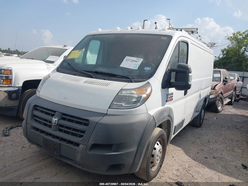 Vin: 3c6trvag5he500225, lot: 46219589, ram promaster 1500 low roof 136 wb 20172