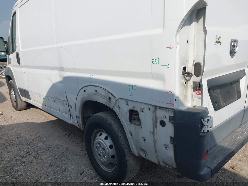 RAM PROMASTER 1500 2017 VIN 3C6TRVAG5HE500225