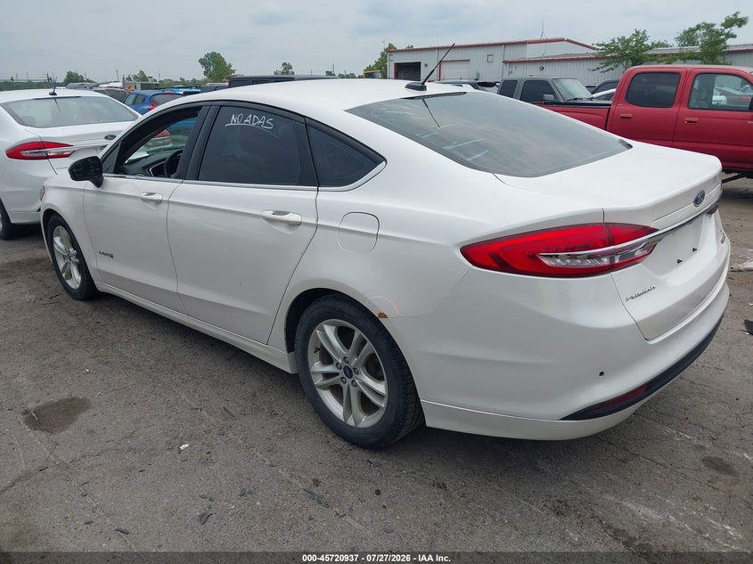 2018 FORD FUSION SEDAN 2.0L I-4 DOHC, VVT, 141HP