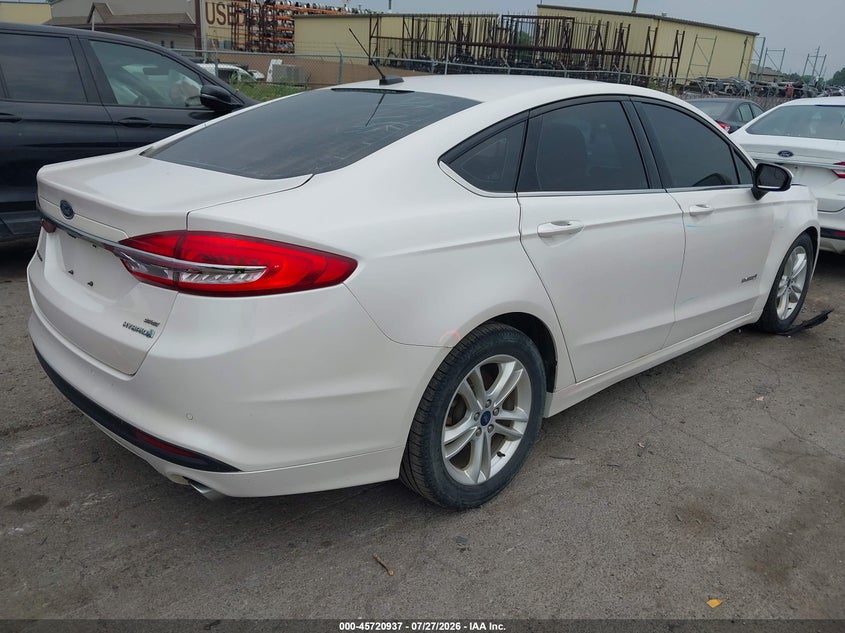 2018 FORD FUSION SEDAN 2.0L I-4 DOHC, VVT, 141HP