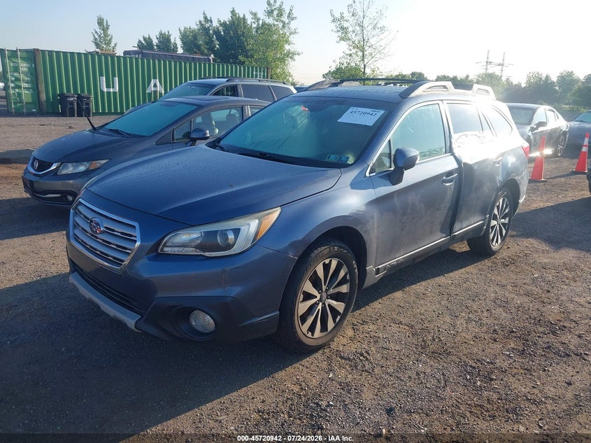 Vin: 4s4bsanc2f3258132, lot: 46219624, subaru outback 2.5i limited 20152