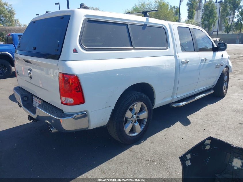Vin: 1c6rr6gt2hs751611, lot: 46219625, ram 1500 big horn  4x2 6'4 box 20174