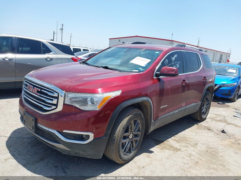 Vin: 1gkknmls2jz204797, lot: 46219635, gmc acadia slt-1 20182