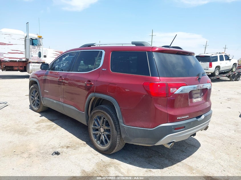 Vin: 1gkknmls2jz204797, lot: 46219635, gmc acadia slt-1 20183