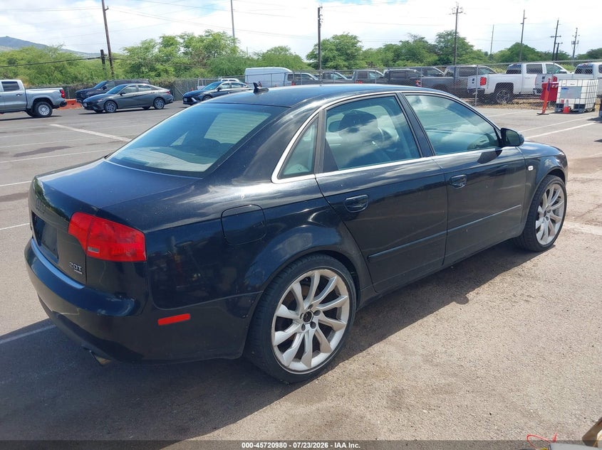 2007 AUDI A4 auction photo 4