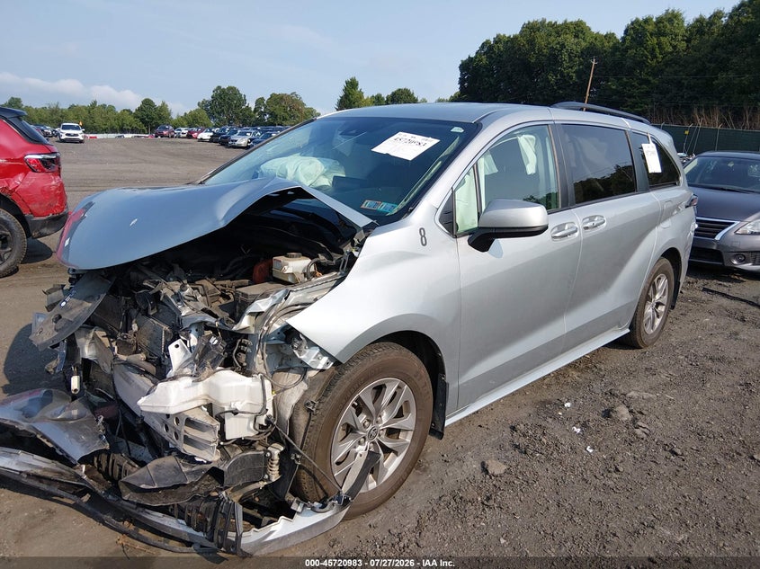 Vin: 5tdkskfc1ns041838, lot: 46219664, toyota sienna le 20222