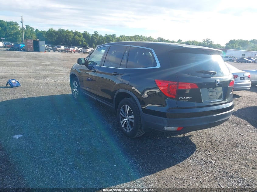 Vin: 5fnyf6h50hb073029, lot: 46219670, honda pilot ex-l 20173