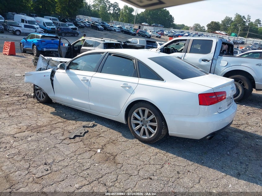 Vin: wauggafc3dn155889, lot: 46219675, audi a6 3.0t premium 20133