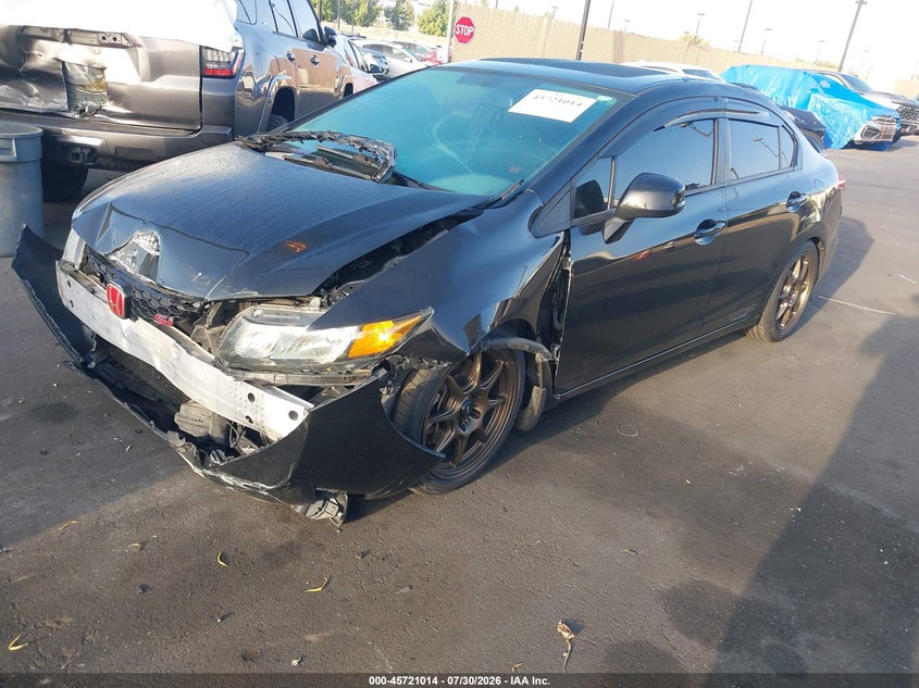 Vin: 2hgfb6e53dh707513, lot: 46219696, honda civic si 20132