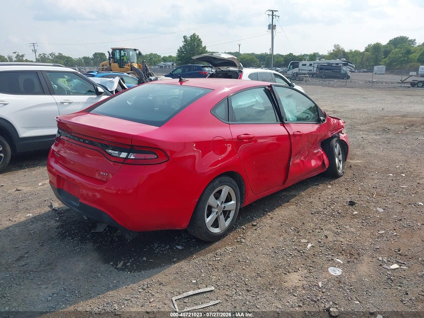 Vin: 1c3cdfbb0gd623600, lot: 46219705, dodge dart sxt 20164
