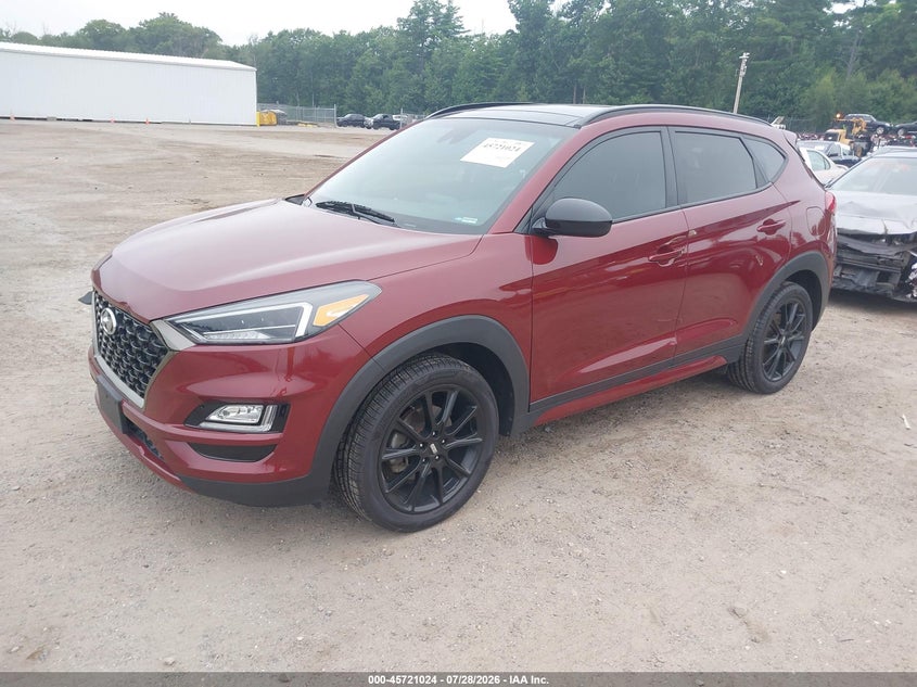 Vin: km8j3cal4ku019941, lot: 46219706, hyundai tucson night 20192