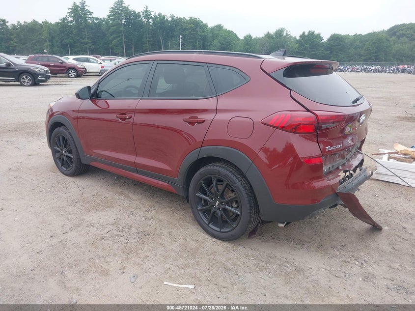 Vin: km8j3cal4ku019941, lot: 46219706, hyundai tucson night 20193