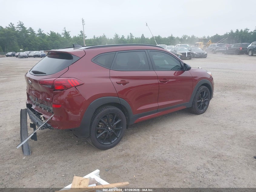 Vin: km8j3cal4ku019941, lot: 46219706, hyundai tucson night 20194