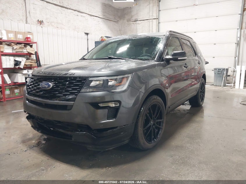 Vin: 1fm5k8gt1kga10508, lot: 46219724, ford explorer sport 20192