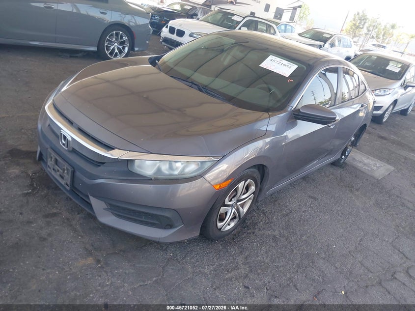 2016 Honda Civic, Right Side, IAAI, VIN 2HGFC2F59GH522620 — photo 2