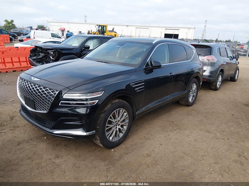 Vin: kmuhbdsb2ru180619, lot: 46219785, genesis gv80 2.5t awd 20242