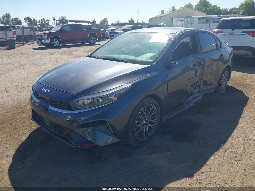 Vin: 3kpf54adxpe525301, lot: 46219804, kia forte gt-line 20232