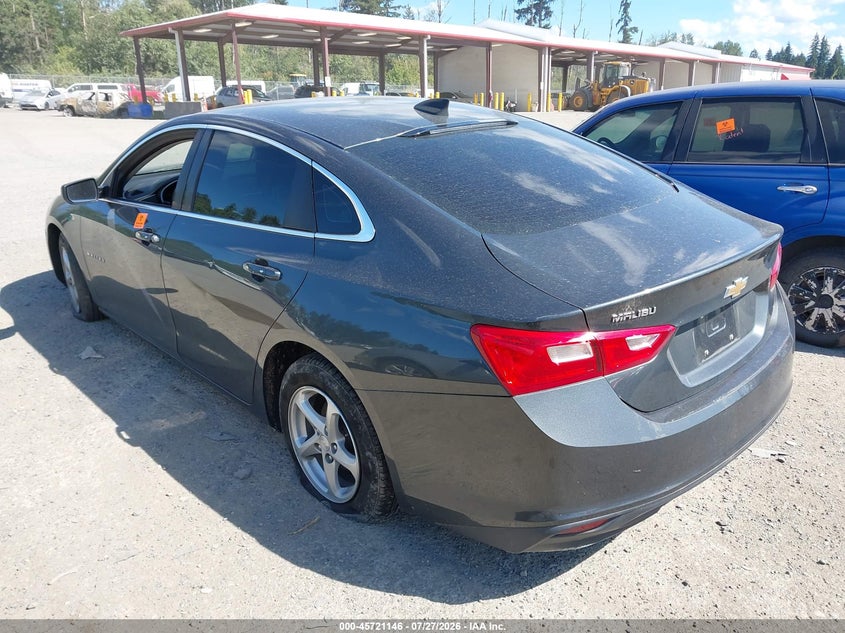 Vin: 1g1zc5st5jf210555, lot: 46219829, chevrolet malibu 1fl 20183