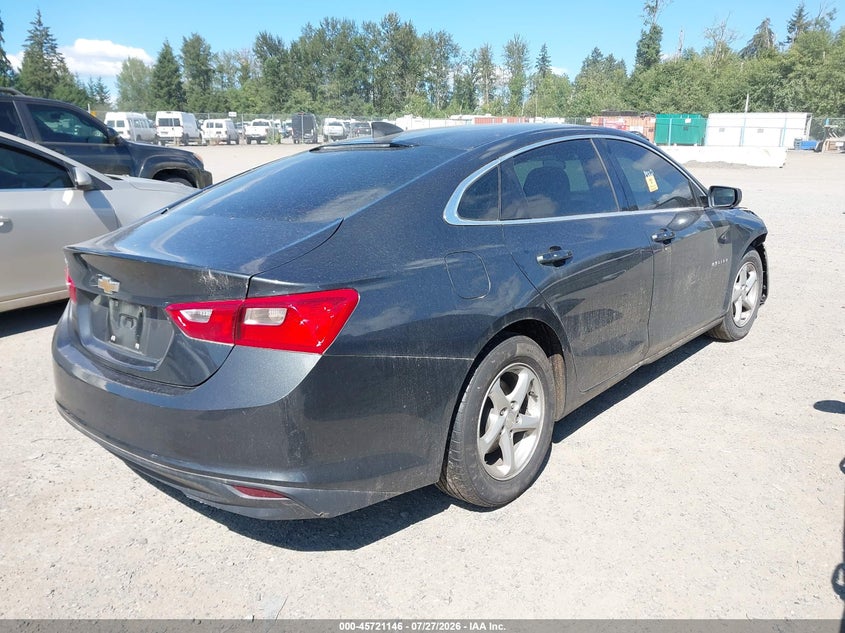 Vin: 1g1zc5st5jf210555, lot: 46219829, chevrolet malibu 1fl 20184