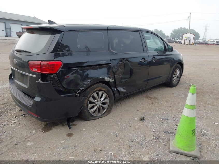 Vin: kndma5c18k6509494, lot: 46219851, kia sedona l 20194