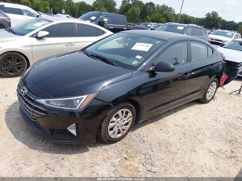 2019 Hyundai Elantra, Лівий зад, IAAI, VIN 5NPD74LF0KH484164 — фото 2