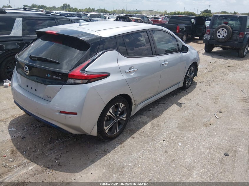 Vin: 1n4az1cp8lc311077, lot: 46219883, nissan leaf sv 40 kwh 20204
