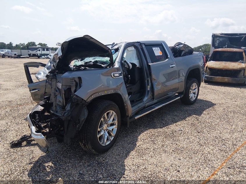 Vin: 1gtu9det7mz174831, lot: 46219885, gmc sierra 1500 4wd  short box slt 20212