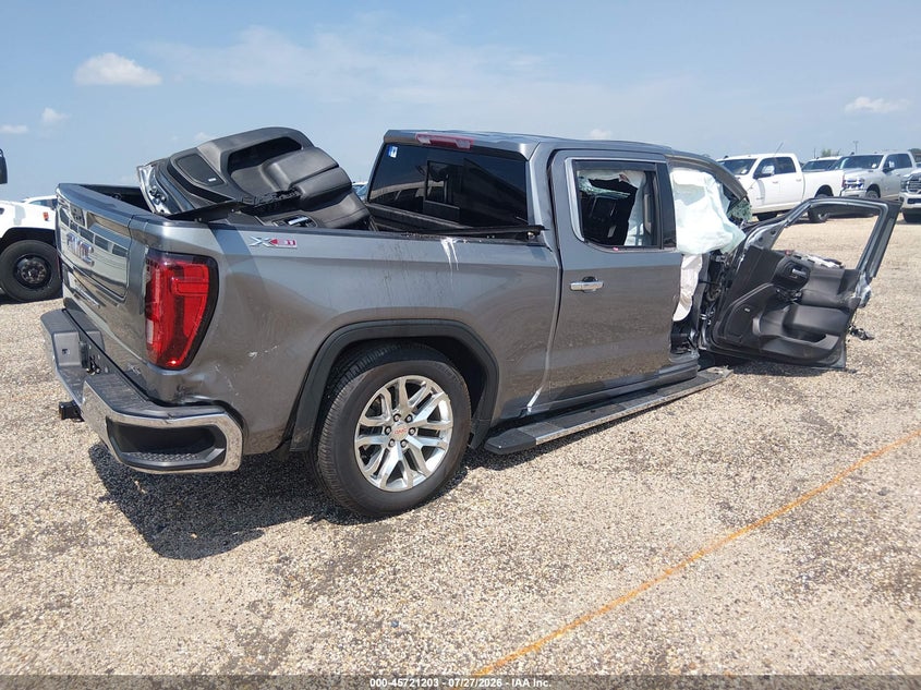 Vin: 1gtu9det7mz174831, lot: 46219885, gmc sierra 1500 4wd  short box slt 20214